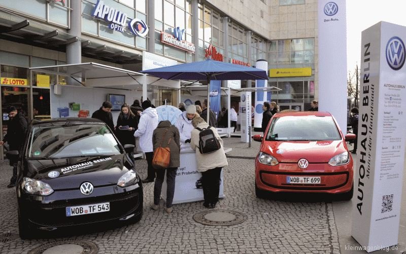 Volkswagen up! Tour in Berlin