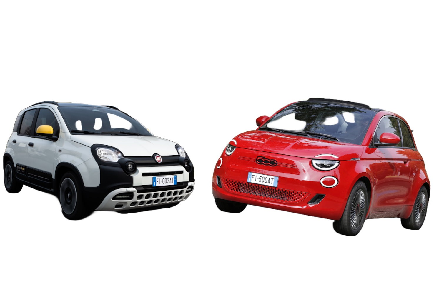 Fiat Panda und Fiat 500